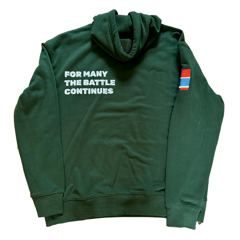 For Many The Battle Continues Hoodie