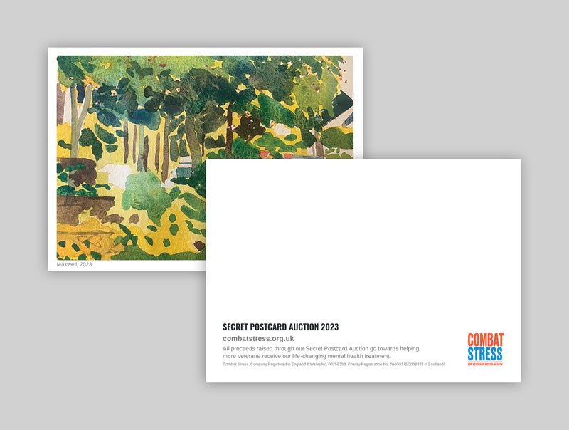 Postcard Secret Secret Postcard Auction 2023 - 50 Card Boxset | Combat Stress Trading Ltd