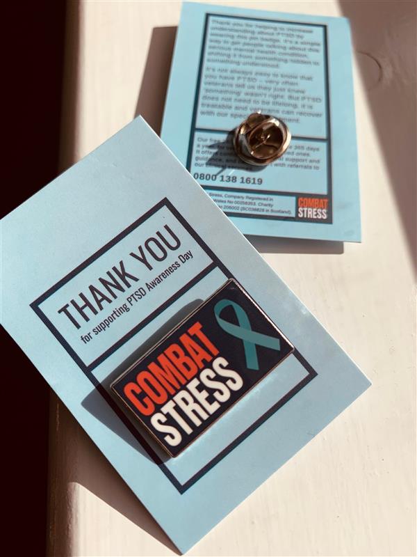 2026 PTSD Awareness Day Pin Badge – Support Veterans’ Mental Health ...